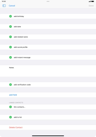 Press link contacts....