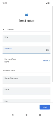 To turn on the function, press SELECT and follow the instructions on the screen to install the required certificate.