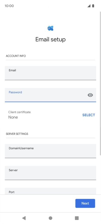 To turn on the function, press SELECT and follow the instructions on the screen to install the required certificate.