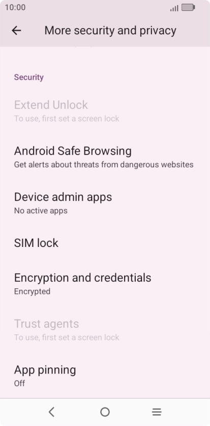 Press SIM lock. Press SIM lock.