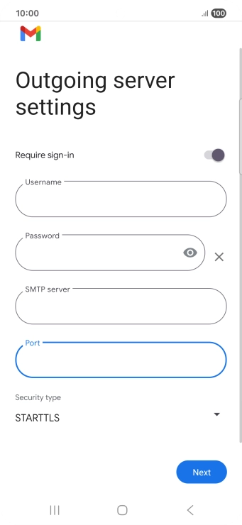 Press the drop down list below 