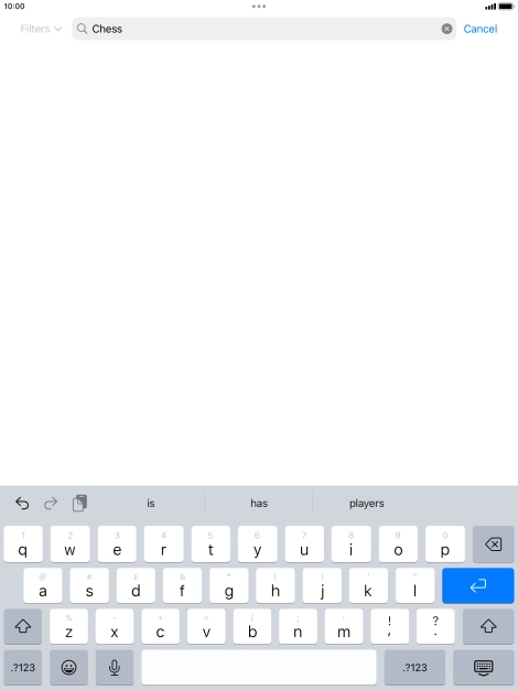 Key in the name or subject of the required app and press enter. Key in the name or subject of the required app and press enter.