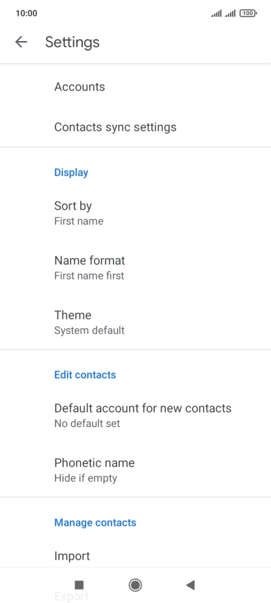 Press Import. Press Import.