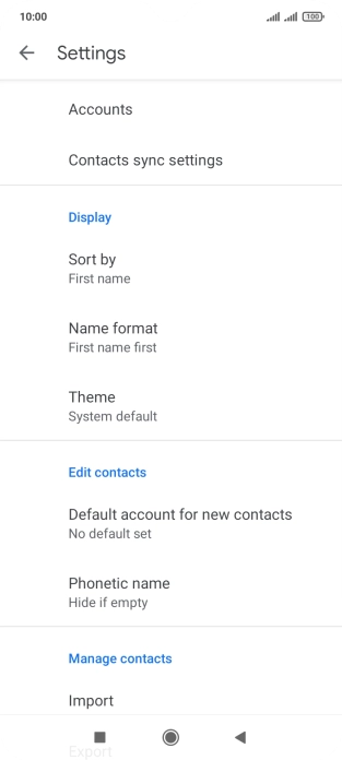 Press Import. Press Import.