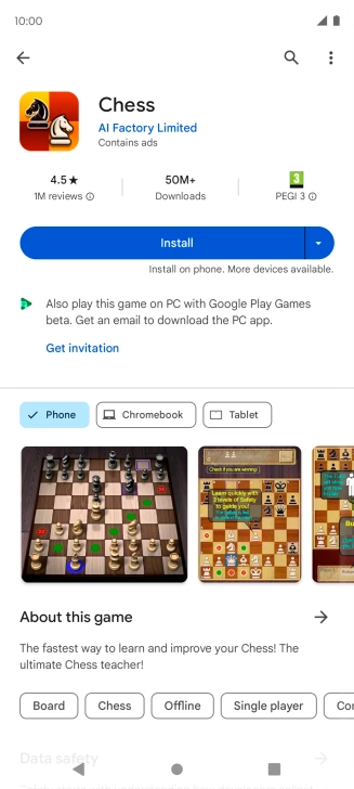 Press the Home key to return to the home screen.