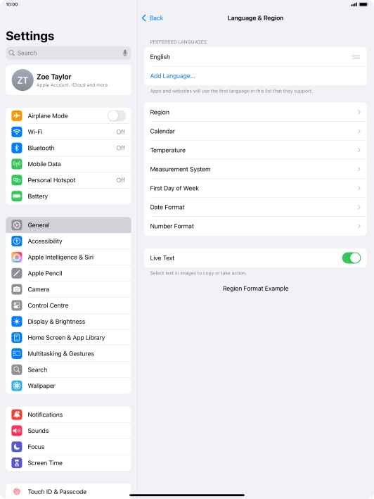 Press Add Language....