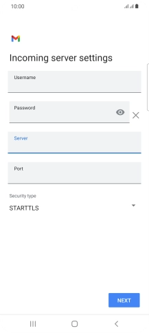 Press the field below 