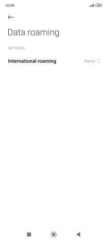 Press International roaming.