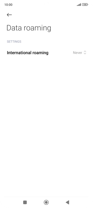 Press International roaming.