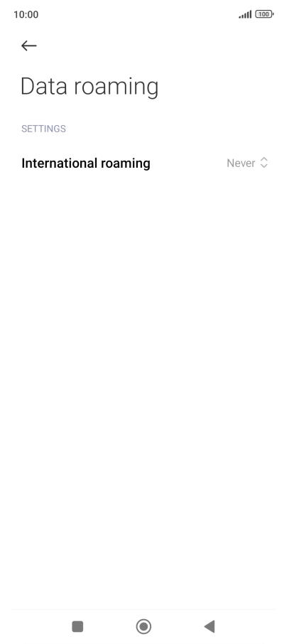 Press International roaming.