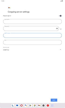 Press the field below 