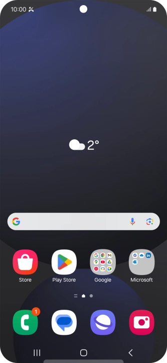 The missed calls icon shows that you have one or more missed calls.