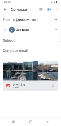 Press Subject and key in the required subject.