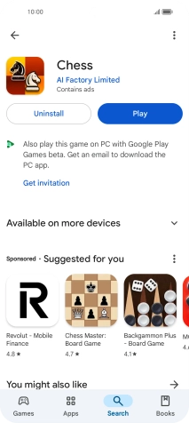 Slide your finger upwards starting from the bottom of the screen to return to the home screen.