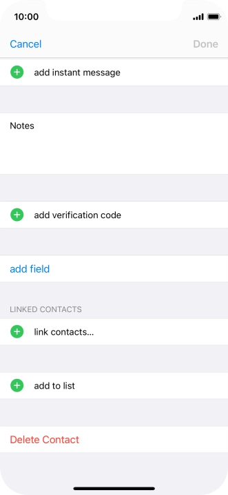 Press link contacts....