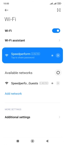 Press the Home key to return to the home screen.