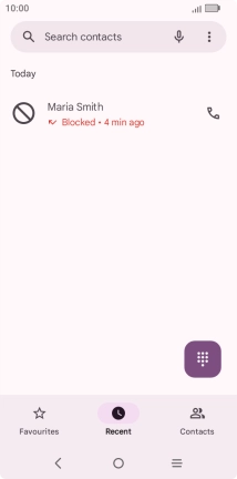 Press the Home key to return to the home screen.