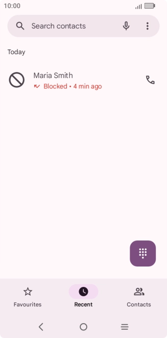 Press the Home key to return to the home screen.