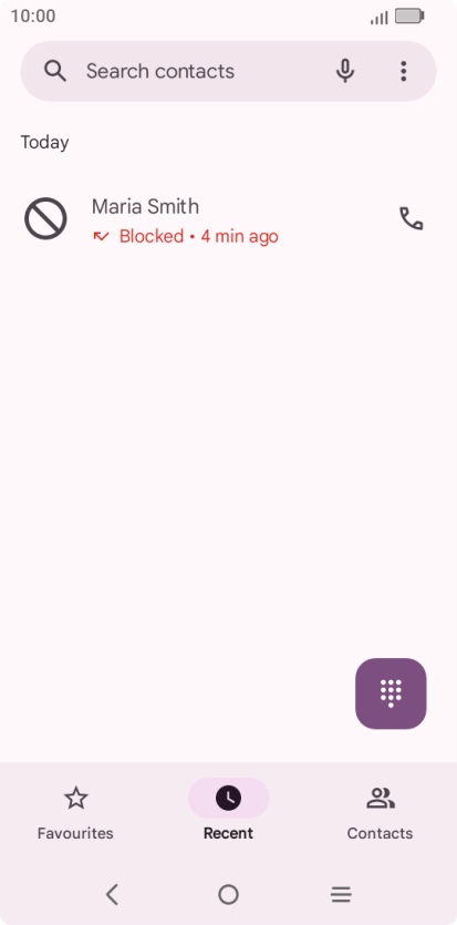 Press the Home key to return to the home screen.