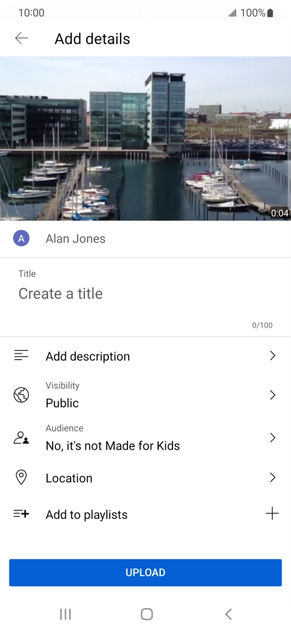 Press the field below