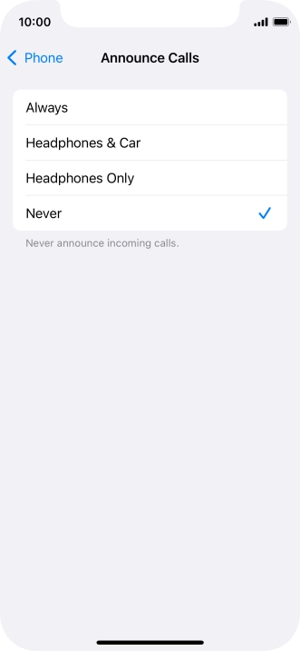 Press Always to turn on the function when silent mode is turned off.
