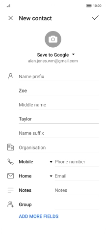 Press Phone number and key in the required phone number.