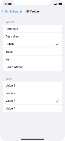 Press the required accent.
