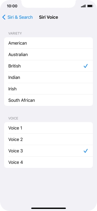 Press the required accent.