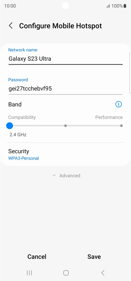 Press the field below Press the field below