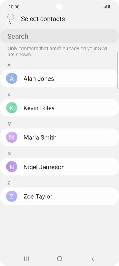 Press the field above 