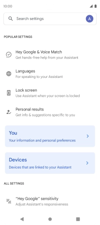 Press Hey Google and Voice Match. Press Hey Google and Voice Match.