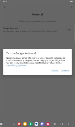 If you turn on the function, press TURN ON. If you turn on the function, press TURN ON.