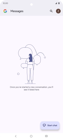 Press the profile icon.