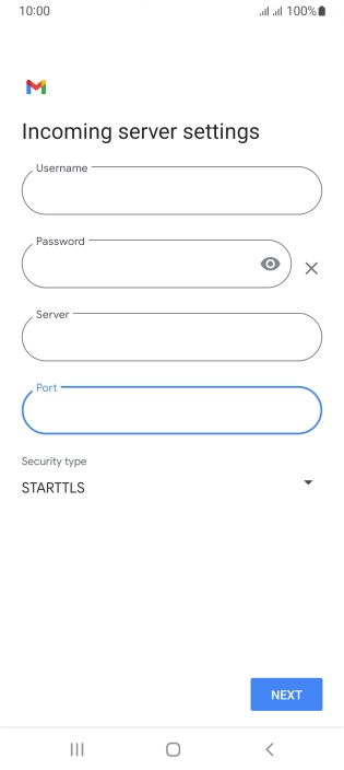 Press the drop down list below 
