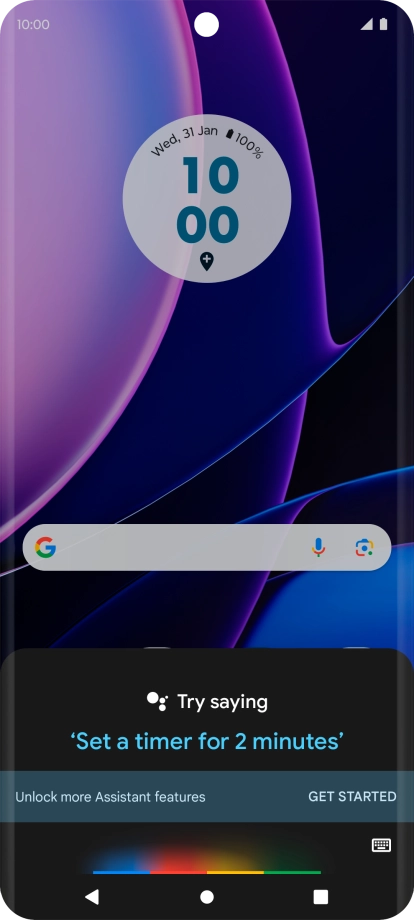 Wait, until this screen is displayed.