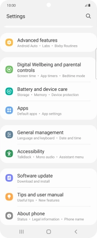 Press Battery and device care. Press Battery and device care.