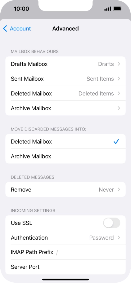 Press the indicator next to Press the indicator next to