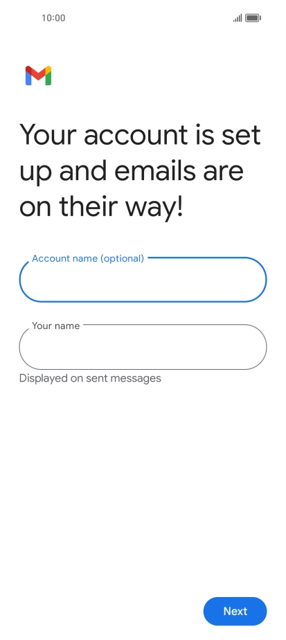 Press the field below 