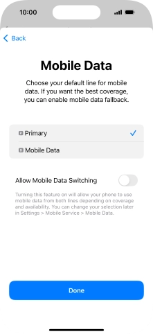 Press the indicator next to Press the indicator next to