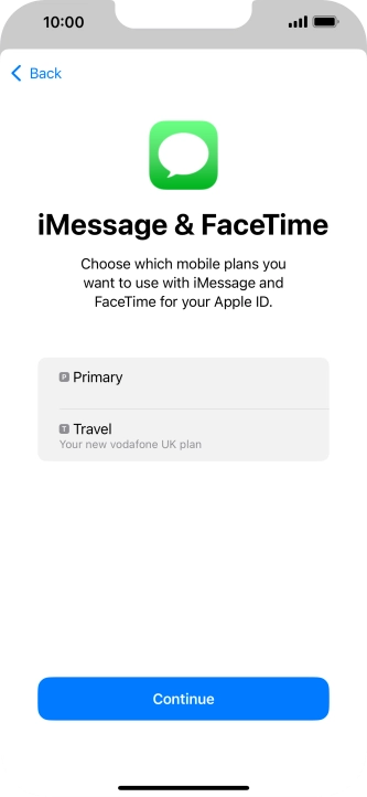 Press the required price plan.
