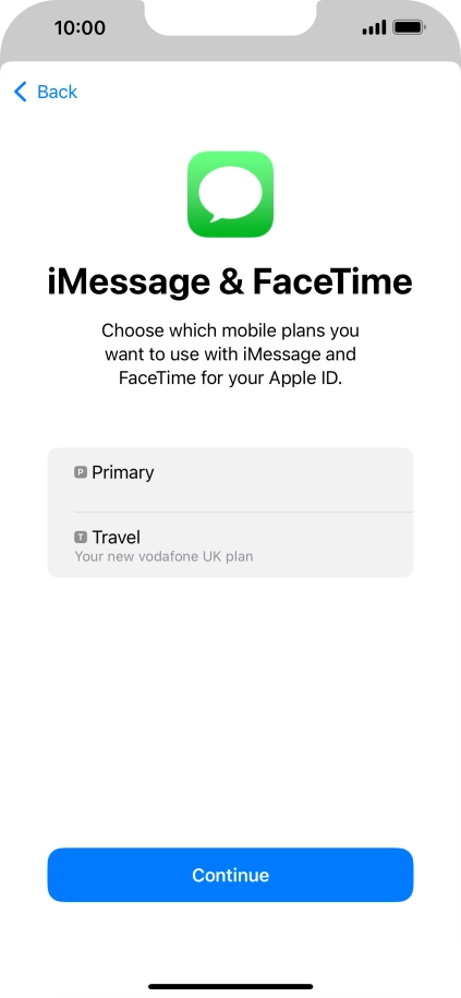 Press the required price plan.