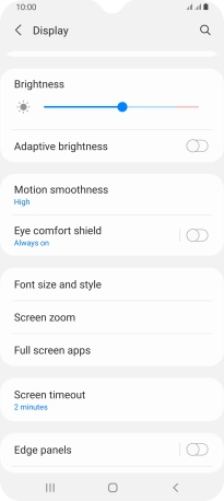 Press the indicator next to Press the indicator next to