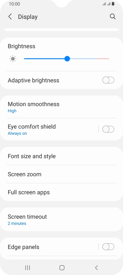 Press the indicator next to Press the indicator next to