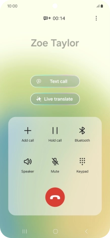 Press Live translate.