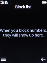 Press the Left selection key.
