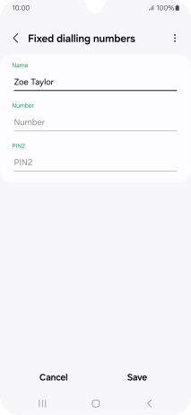 Press Number and key in the required phone number.
