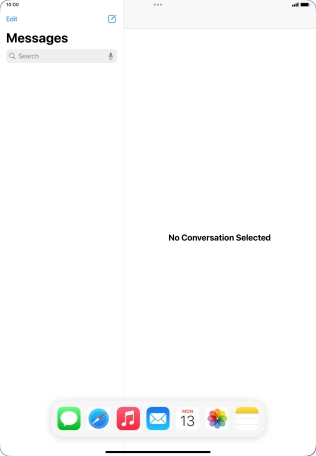 Slide your finger downwards on Dock to minimise it.