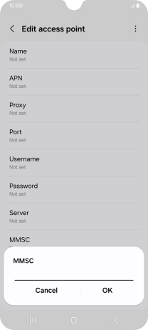 Key in http://mms.vodafone.co.uk/servlets/mms and press OK.