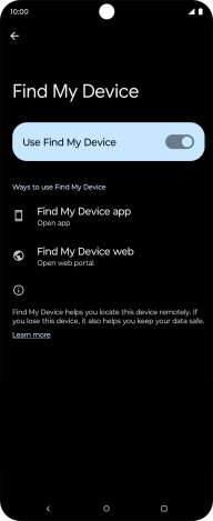 Press the Home key to return to the home screen.