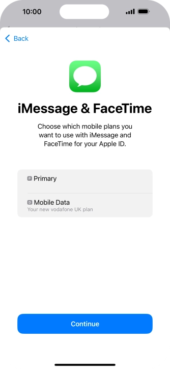 Press the required price plan.
